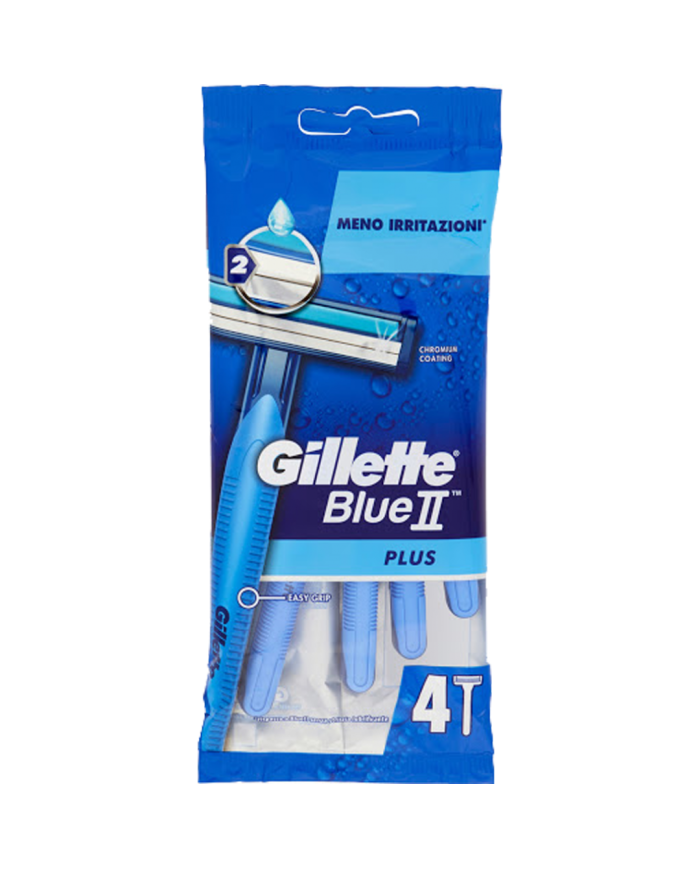 GILLETTE BLEU II PLUS X4