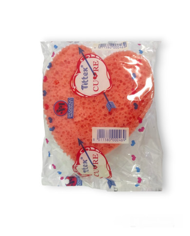 SPUGNA TITTEX BAGNO CUORE