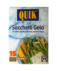 QUIK SACCHI GELO 29X42 15PZ