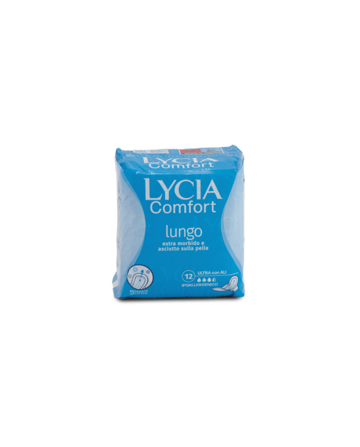 LYCIA ASS ULTRA MAXI LUNGO ALI X12 - CELESTE-