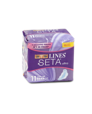 LINES SETA ULTRA  ALI 10PZ  -VIOLA CHIARO