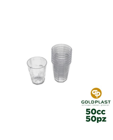 BICCHIER D KRISTAL 050CC PZ50 GOLD