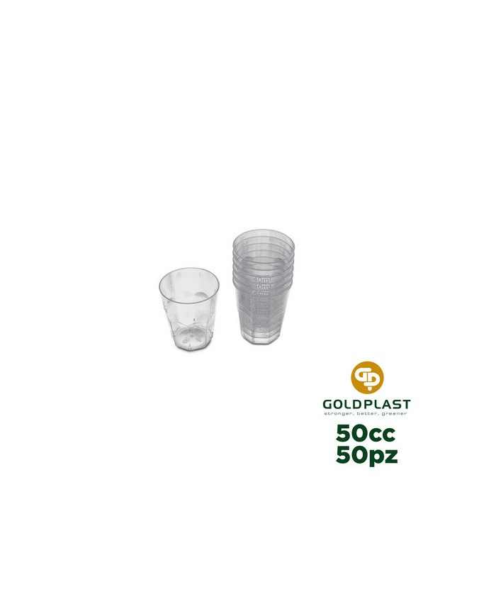 BICCHIER D KRISTAL 050CC PZ50 GOLD