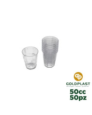 BICCHIER D KRISTAL 050CC PZ50 GOLD