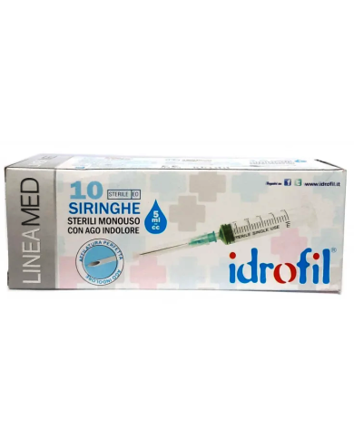 SIRINGHE 5ML IDROFIL PZ.10