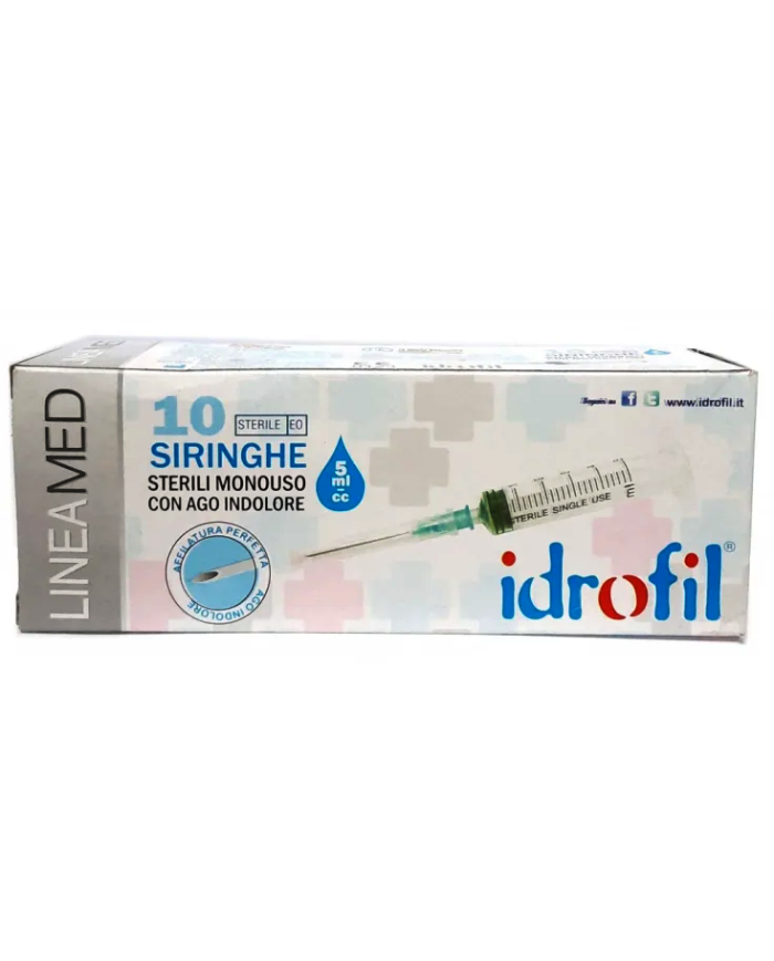SIRINGHE 5ML IDROFIL PZ.10