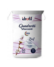 DISCHETTI QUADROTTI 50PZ IDROFIL