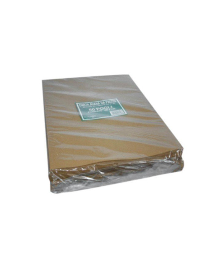 CARTA PACCHI A FOGLI AVANA 100X140 GR.80