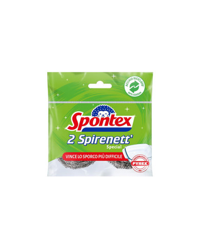SPONTEX ACCIAIO SPIRENETT 2PZ
