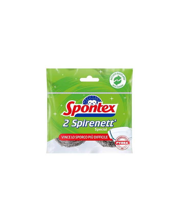 SPONTEX ACCIAIO SPIRENETT 2PZ