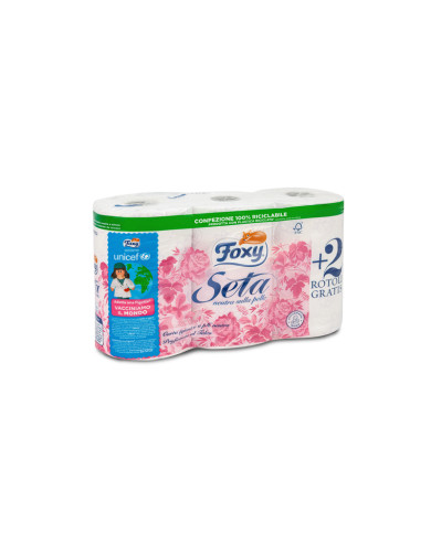 FOXY SETA IGIENICA 4+2RT 2VELI BIANCA