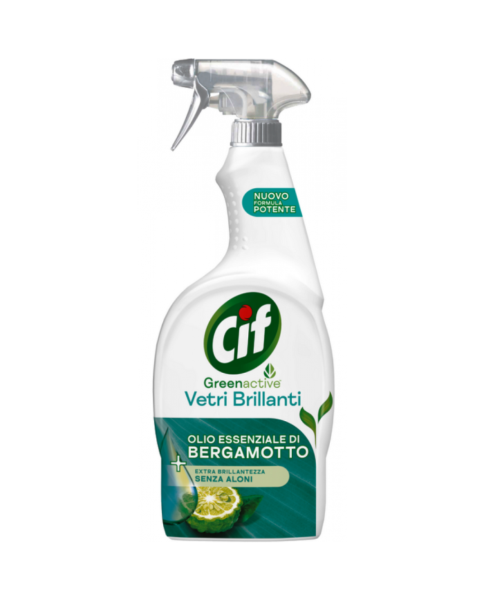 CIF SPRAY 650ML VETRI GREENACTIV BERGAMOTTO