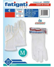 GUANTO IN COTONE MISURA MEDIA M