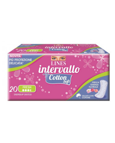 LINES INTERVALLO COTTON FRESH DISTESO 20PZ
