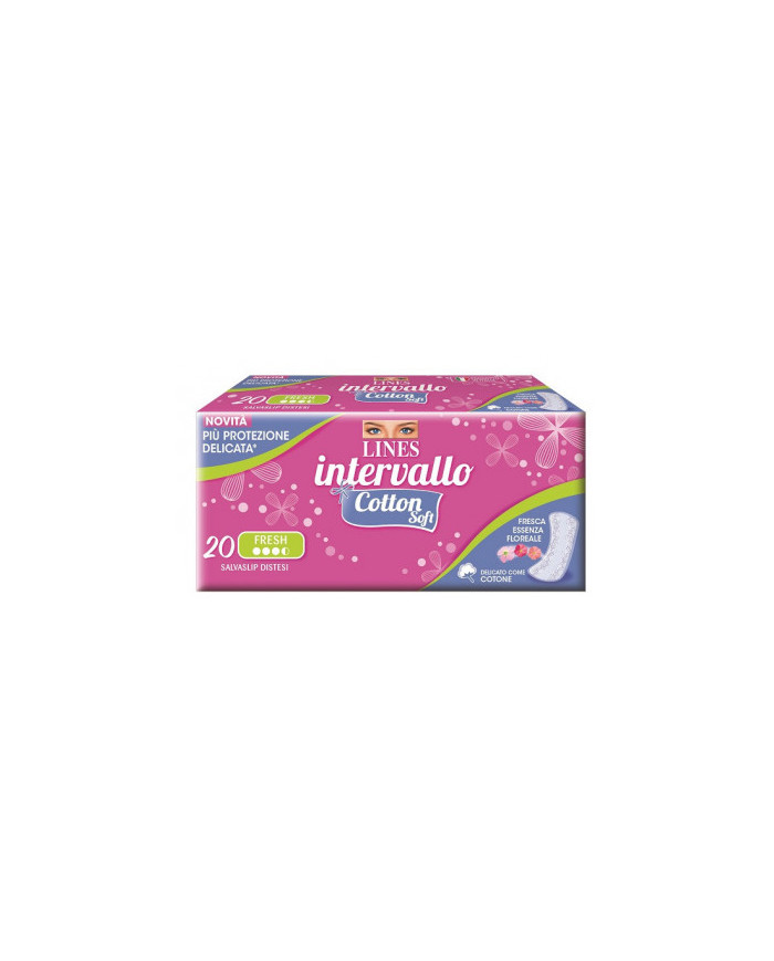 LINES INTERVALLO COTTON FRESH DISTESO 20PZ
