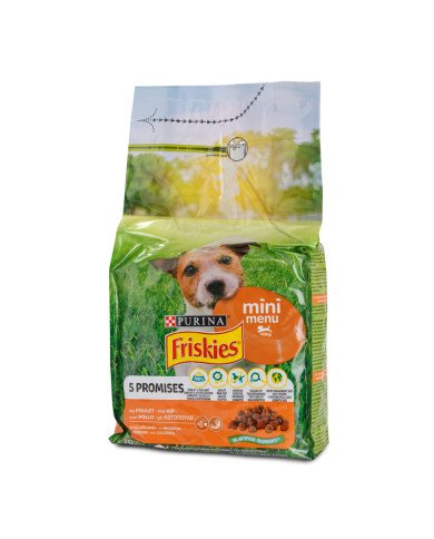 FRISKIES DOG MINI CROCC POLLO VERDURA 1,5KG