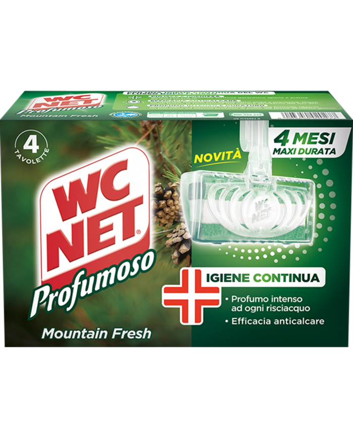 WC NET TAVOLETTA 4PZ MONTAIN FRESH