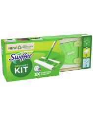 SWIFFER DRY KIT COMPLETO 8 PANNI