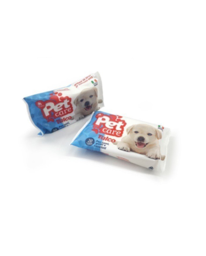 SALVIETTINE PET CARE ANIMALI 20PZ