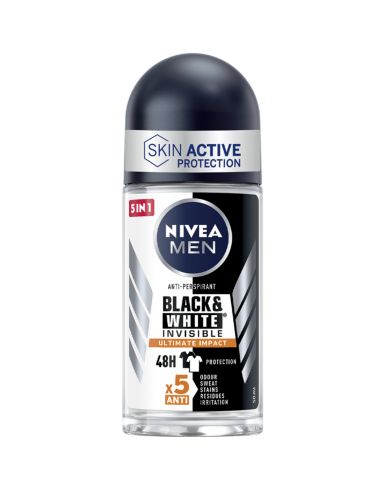 NIVEA DEO MEN ROLL-ON INVISIBILE B/W