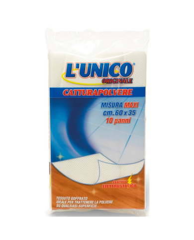 L.UNICO CATTURAPOLVERE 60X35 10PZ