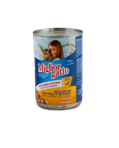 MIGLIORGATTO G.405 BOCC POLLO E TACCHINO