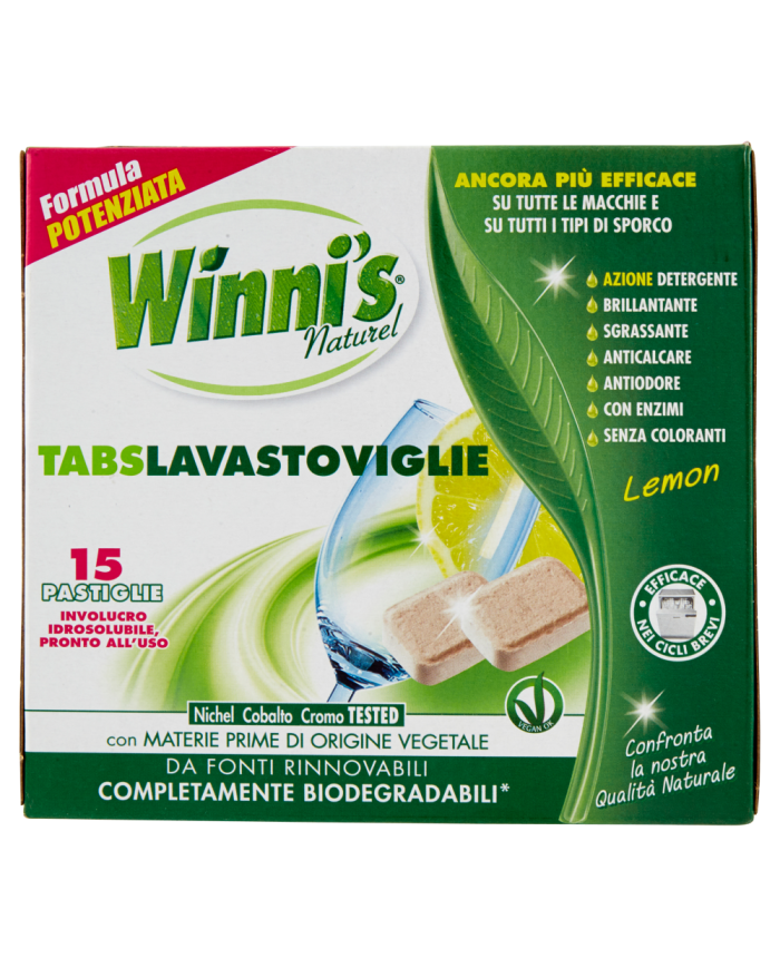 WINNIS LAVASTOVIGLIE TABS 15PZ