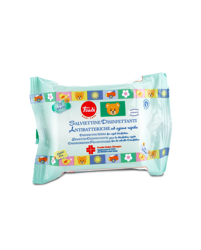 TRUDI SALVIETTINE BIMBI 20PZ DISINFETTANTI