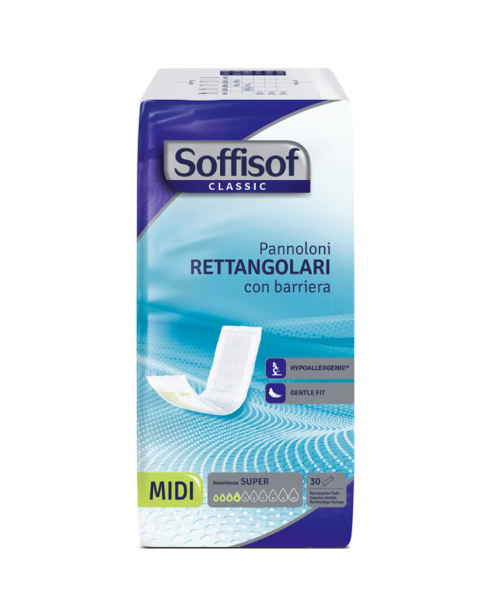 SOFFISOF PANNOL RETTANGOLARE 30PZ BARRIERA