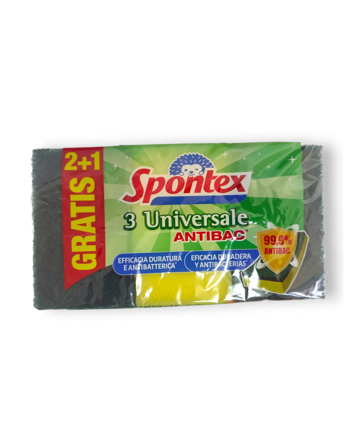 SPONTEX SPUGNA ABR.UNIVERSALE 2+1