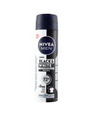 NIVEA DEO MEN SPRAY INVISIBLE BLACK & W.ML.150