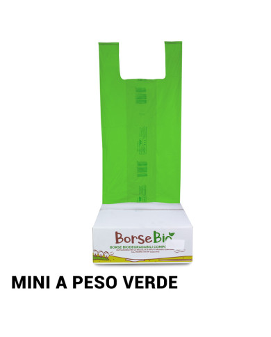 PB SHOPPER 23X43 VERDE BIO KG.3