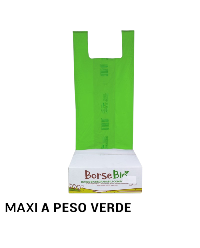 PB SHOPPER 30X60 VERDE BIO KG 6