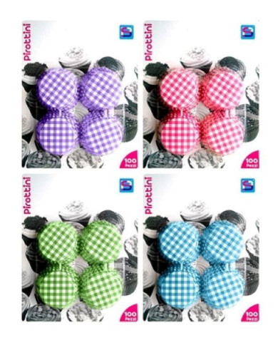 L.DOLCI PIROTTINI STAMPATI 100PZ 9CM