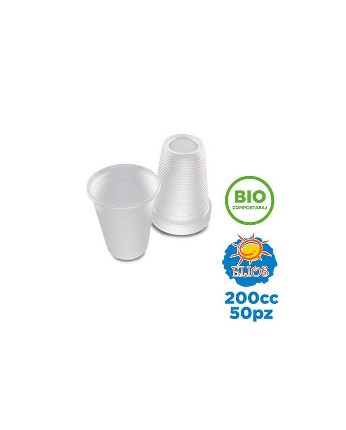 ELIOS BIO BICCHIERI 200CC PZ.50 COMPOSTABILE