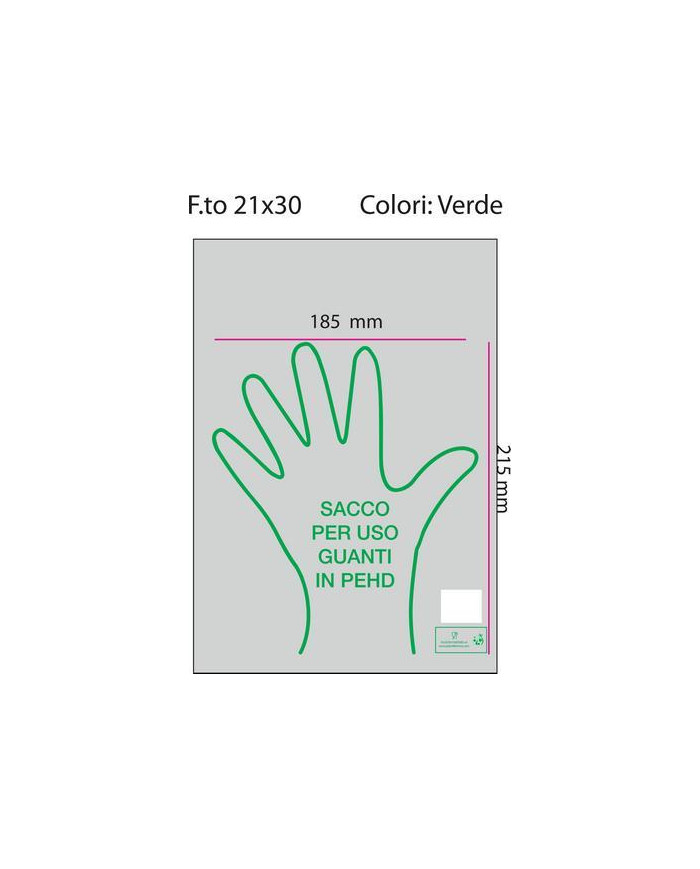 GUANTI TRASPARENTI A ROTOLO 500PZ 21X30
