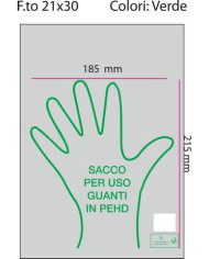 GUANTI TRASPARENTI A ROTOLO 500PZ 21X30