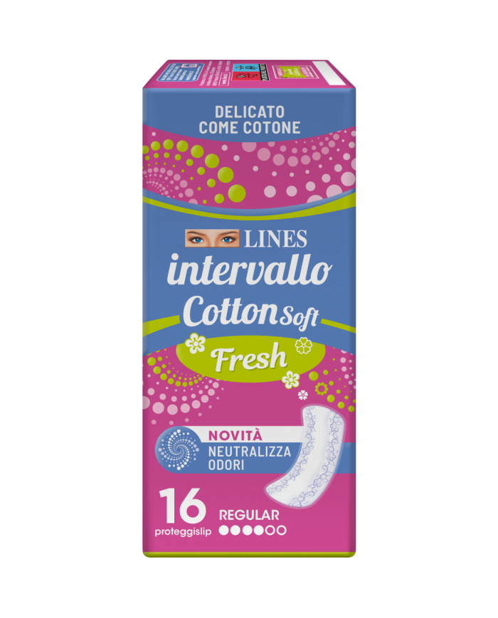 LINES INTERVALLO COTTON FRESH DISTESO 16PZ