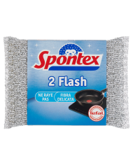 SPONTEX SPUGNA FIBRA FLASH X2
