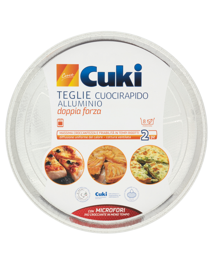 CUKI VASCHETTA PIZZA MICROFORATO  TM 32 8PORZ.2