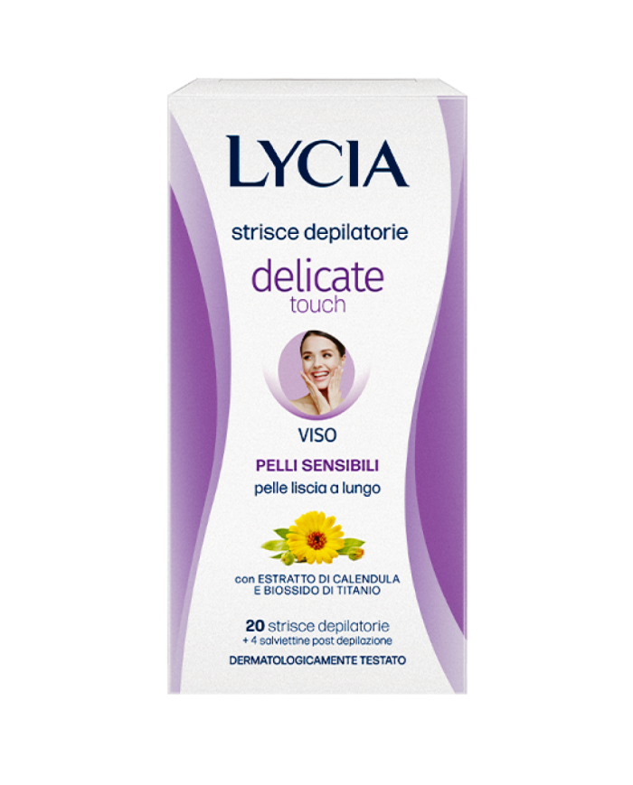 LYCIA DEPIL.STRISCE VISO P.SENSIBILI X 20