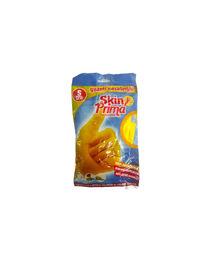 SKIN GUANTI FELPATI GIALLI S PICCOLA