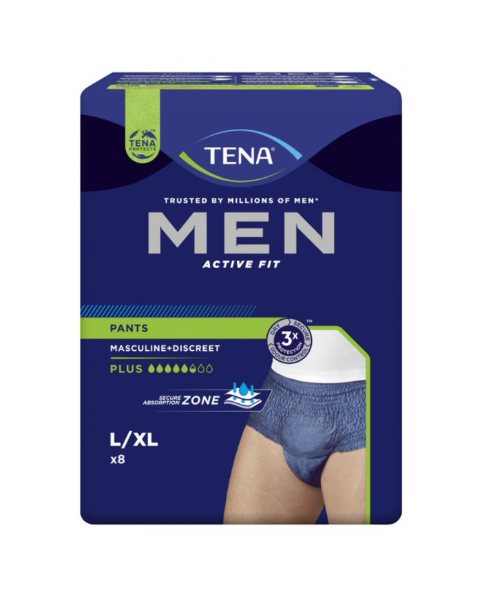 TENA MEN PANTS PLUS LARGE 8PZ