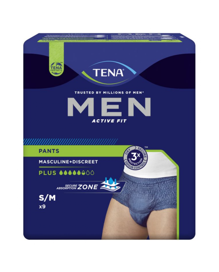 TENA MEN PANTS PLUS MEDIO 9PZ