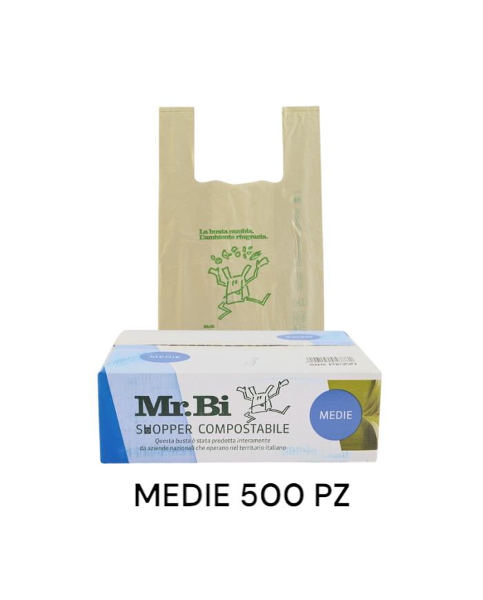 MR.BI SHOPPER BIO-COMPOST 500 PZ MEDIE