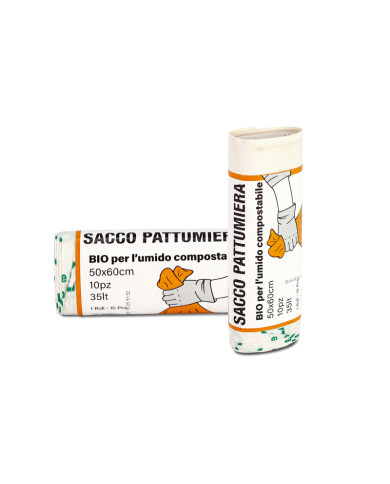 SACCO BIO BIANCO 50X60 10PZ