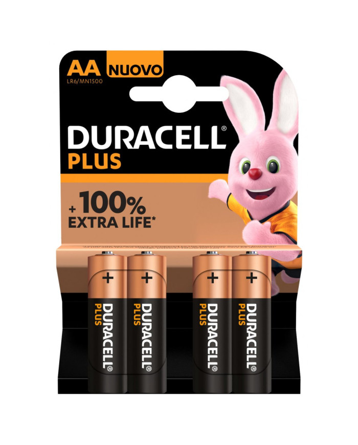 DURACELL PLUS 100 STILO X 4 -AA