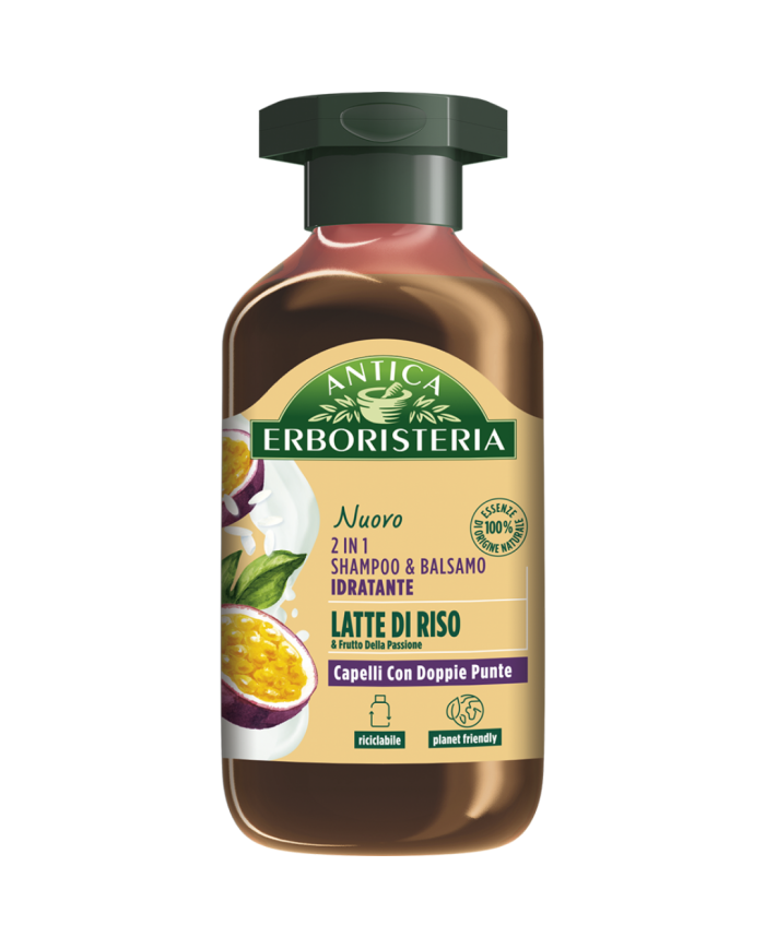 ANTICA ERBOR SHAMP 2IN1 LATTE RISO 225ML