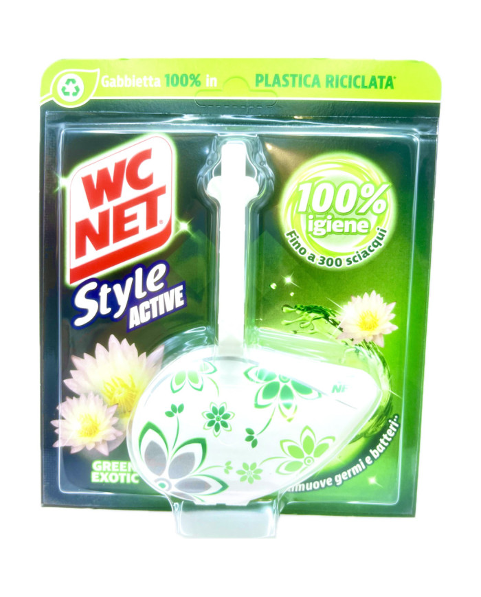 WC NET TAVOLETTA STYLE FIORI VERDI