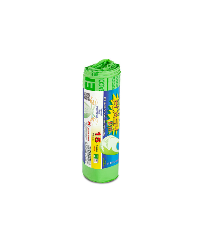 SACCO BIO FLASH 55X65 15PZ       *NUOVO*
